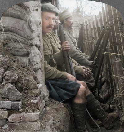 Indian Soldiers in the Trenches, World War I by Realistic Travels Publishers