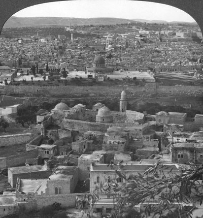 Jerusalem the Holy City, rescued from the Turks, Palestine, World War I by Realistic Travels Publishers