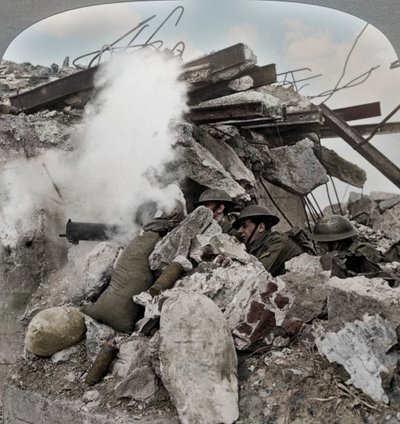 Machine Gun Nest, Poelcappelle, Belgium, World War I by Realistic Travels Publishers