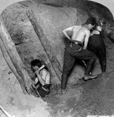 Mining at Messines Ridge, Belgium, World War I by Realistic Travels Publishers
