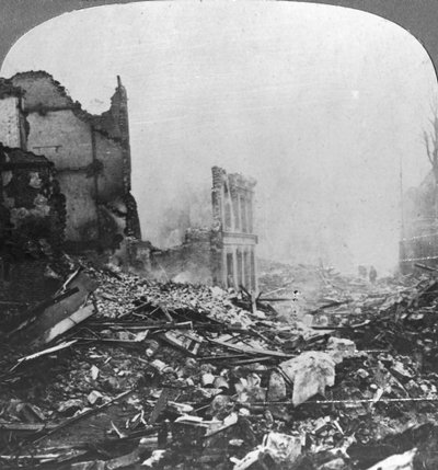 Ruins of Bethune, France, World War I by Realistic Travels Publishers