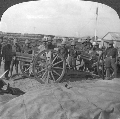 Spoils of War, Gun and Stores Captured from the Turks, Palestine, World War I by Realistic Travels Publishers