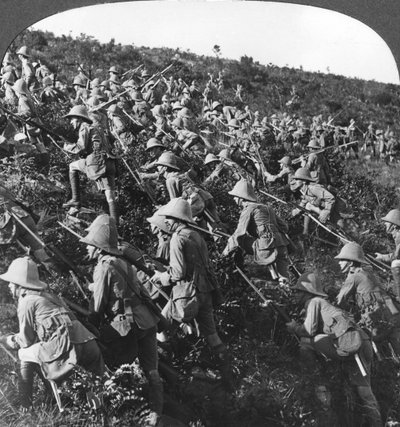They Press On, The True Bulldog Rush of Our Troops at Gallipoli, Turkey, World War I, 1915 by Realistic Travels Publishers