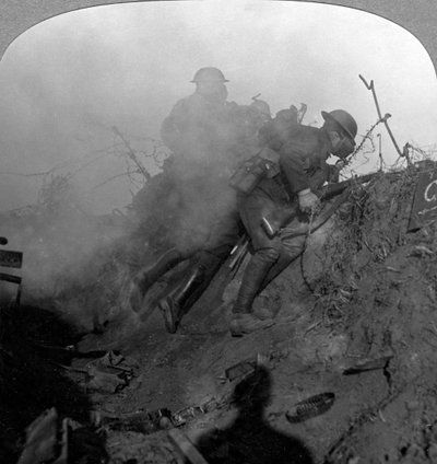 Trench warfare, Bourlon Wood, France, World War I by Realistic Travels Publishers
