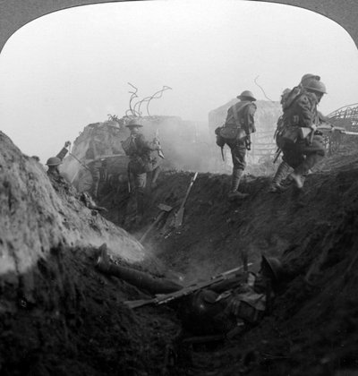 Trench Warfare on the Hindenburg Line, Bellicourt, France, World War I, 1917-1918 by Realistic Travels Publishers