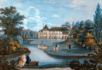 View of the Facade and the Park of the Castle of Malmaison by Regina Catherine Carey