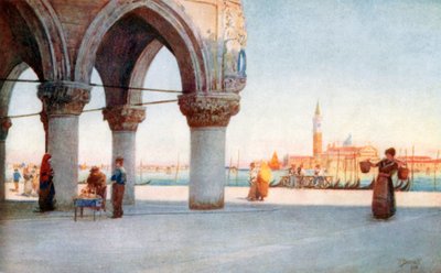 Evening in the Piazzetta by Reginald Barratt