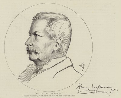 Mr H M Stanley by Reginald Barratt
