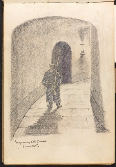 Passage leading to the Douche Scharnhorst by Reginald Copleston Bond