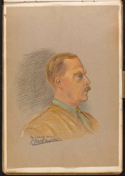 Portrait of a British officer, July 1915 by Reginald Copleston Bond