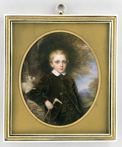 Portrait of a Boy, c.1865-80 by Reginald Easton