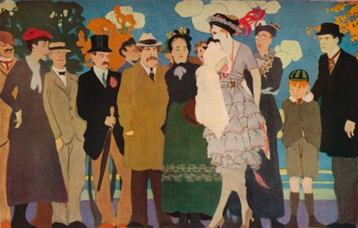 Some Foxes and a Grape, 1924 by Reginald Edward Higgins