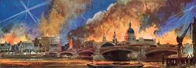 Fires in the City of London Around St Paul