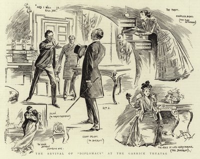 The Revival of "Diplomacy" at the Garrick Theatre by Reginald Thomas Cleaver