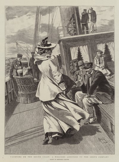 Yachting on the South Coast, a Welcome Addition to the Ship