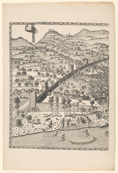 View of Florence (Left Part) by Reichsdruckerei