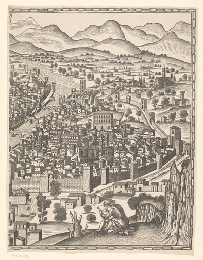 View of Florence (Right Part) by Reichsdruckerei