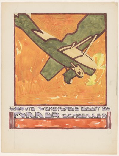 Great Agility Possessed by the Fokker Monoplane by Reijer Stolk