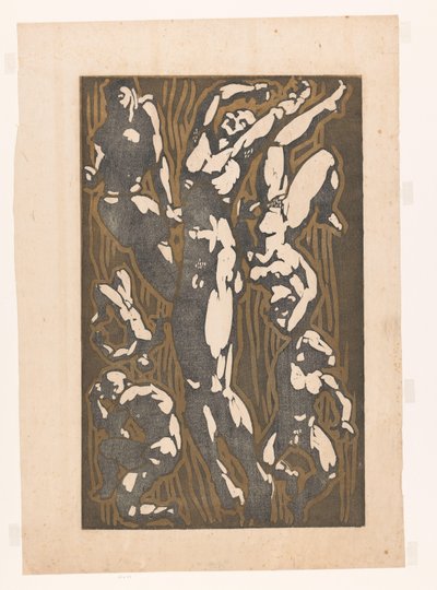 Naked Figures in Various Poses by Reijer Stolk