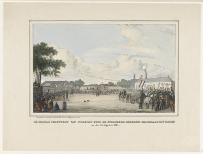 The Mobile Militia of Utrecht Gratefully Received by the City Government on August 19, 1834 by Reinier Craeyvanger