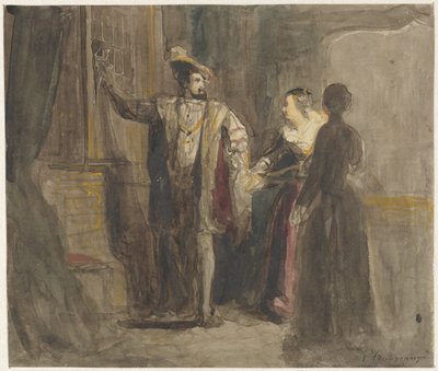 Scene from the Life of King Francis I of France by Reinier Craeyvanger