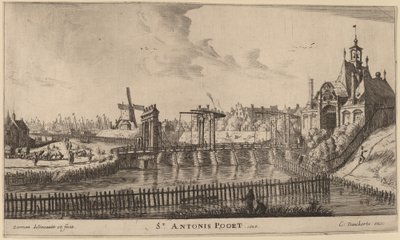 St. Antonis Gate by Reinier Nooms, called Zeeman