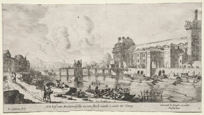 Views of Paris: View of the Louvre and the Tuileries by Reinier Nooms, called Zeeman