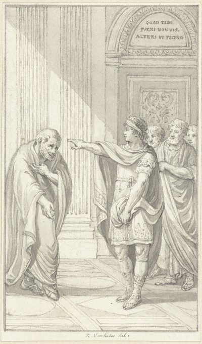 Alexander Severus and Arabinus by Reinier Vinkeles (I)