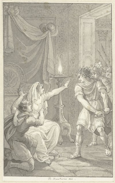 Caracalla Murders His Brother Geta in Their Mother