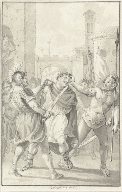 Emperor Vitellius on His Way to Execution by Reinier Vinkeles (I)