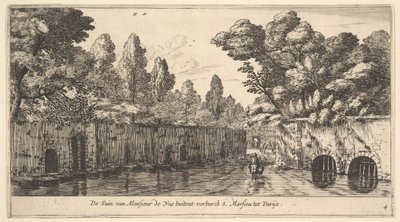 The Garden of M. de Nue Outside of the Suburb of S. Marceau near Paris by Reinier Zeeman