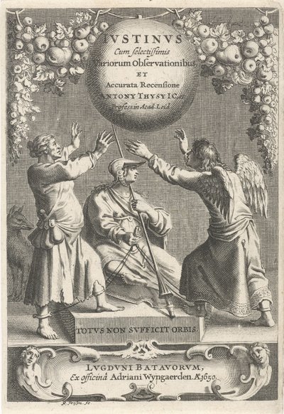 Minerva and Two Chained Figures by Reinier van Persijn