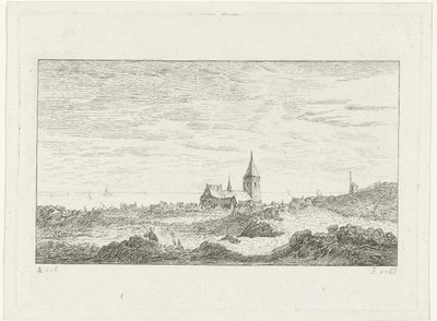 Village by the Sea by Reinierus Albertus Ludovicus baron van Isendoorn à Blois