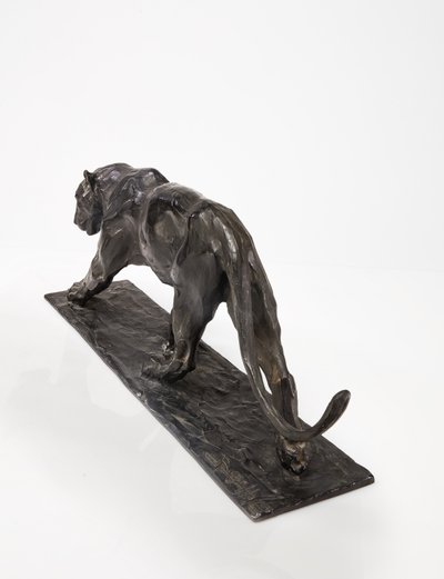 Panther walking, rear leg raised by Rembrandt Bugatti