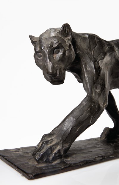Panther Walking, Rear Leg Raised, c.1904 by Rembrandt Bugatti