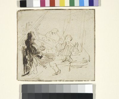 Supper at Emmaus, c.1630-33 by Rembrandt Harmensz. van Rijn (school of)
