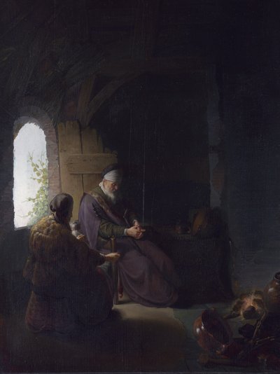 Anna and the Blind Tobit by Rembrandt van Rijn