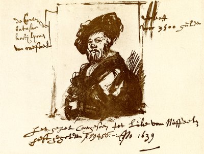 Count Balthasar Castiglione by Rembrandt van Rijn