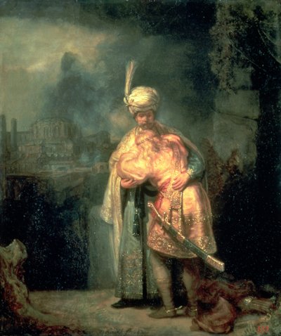 David and Jonathan by Rembrandt van Rijn