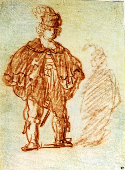Study of an Actor by Rembrandt Harmensz. van Rijn