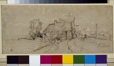 Landscape by Rembrandt Harmensz. van Rijn