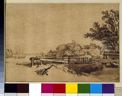 Landscape, c.1650 by Rembrandt Harmensz. van Rijn