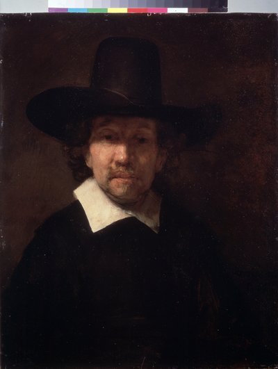 Portrait of the Poet Jeremias de Decker by Rembrandt Harmensz. van Rijn