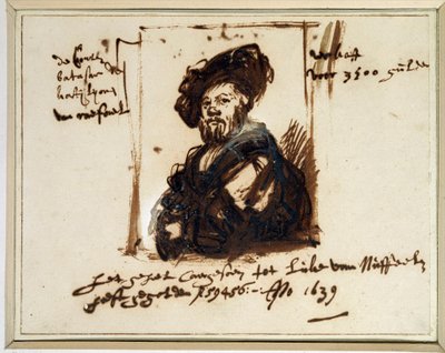 Portrait of Baldassare Castiglione by Rembrandt van Rijn