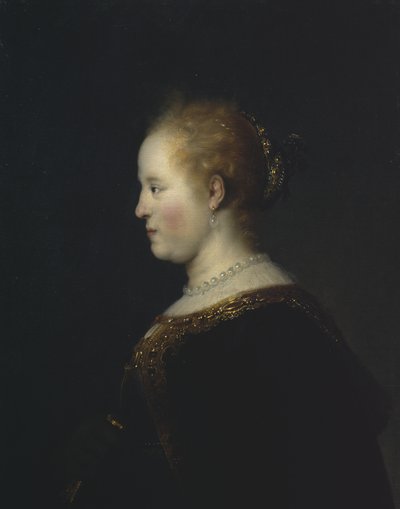 Portrait of a Young Woman by Rembrandt van Rijn