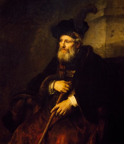 Portrait of an Old Man by Rembrandt Harmensz. van Rijn