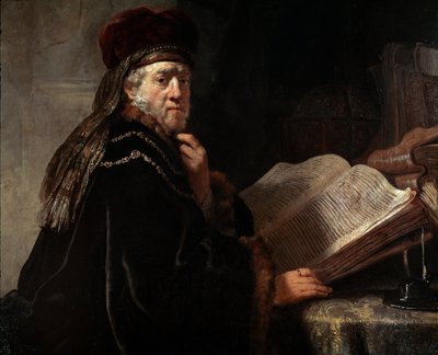 Portrait of the wise by Rembrandt van Rijn
