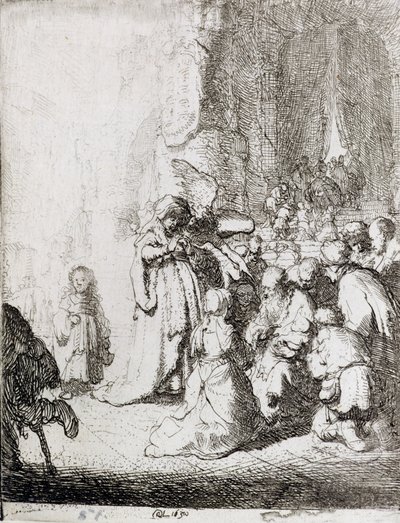 Presentation in the Temple by Rembrandt van Rijn