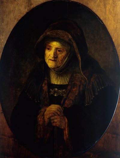 Prophetess Hannah (Mother of the Artist) by Rembrandt Harmensz. van Rijn