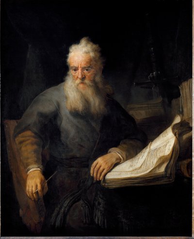 Representation of Saint Paul by Rembrandt van Rijn